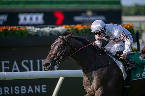 Brock Ryan steers Count De Rupee to triumph in the Victory Stakes.