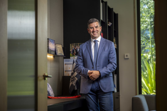 Victorian opposition leader Brad Battin.