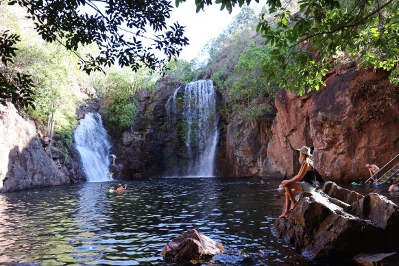 Florence Falls … find some of the country’s most spectacular waterfalls side-by-side at Litchfield National Park.