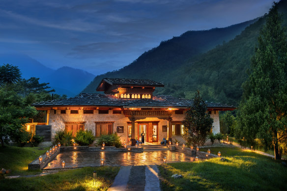 Punakha River Lodge is a former royal residence.