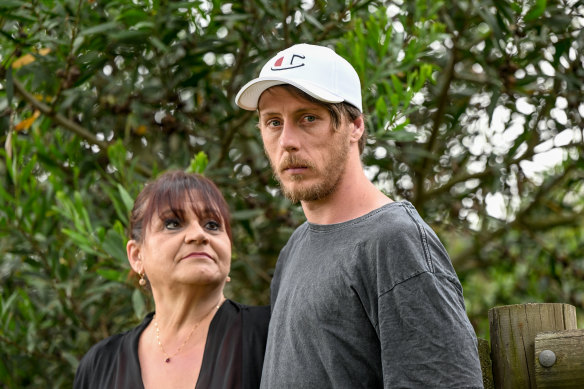 ‘I made a promise to take him in’: Aged care nurse Gail Ak with Jake Blair, Debbie Fream’s son.