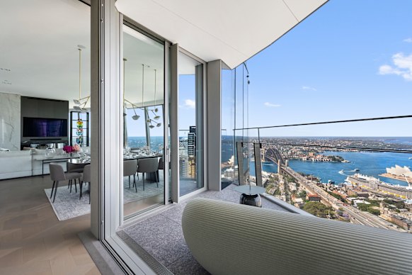 The buyer can soak up uninterrupted views of Sydney Harbour.