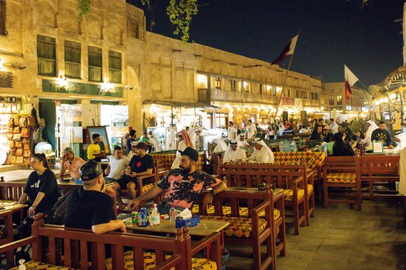 Souq Waqif, a traditional marketplace in Doha, in June.