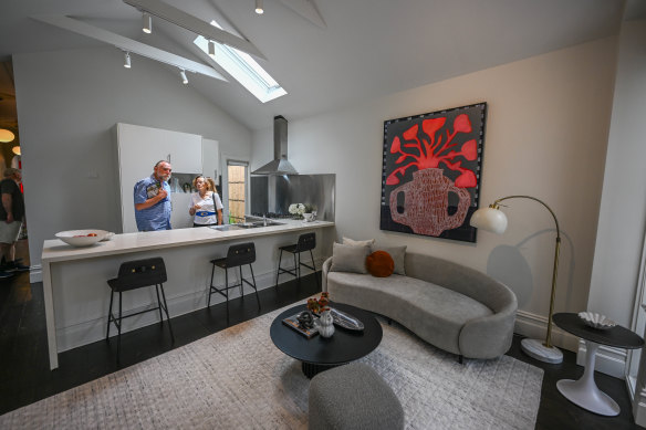 Dustin Martin bought 43 Kerferd Road in 2012 for $993,000. It sold for an undisclosed price during post-auction negotiations on Saturday.
