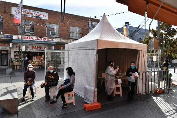 Cabramatta pharmacist Quin On runs two pharmacies both offering walk in off the street for COVID AstraZeneca vaccine.