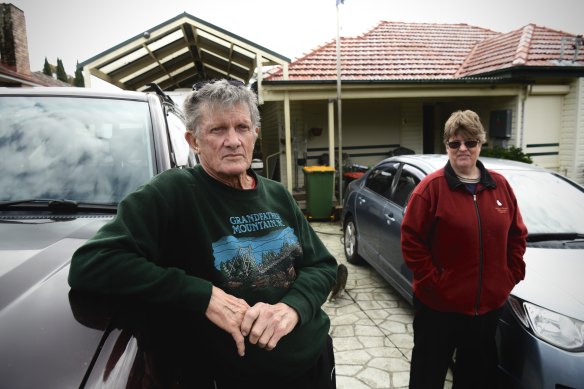Two women shot in Sydney’s west were treated by paramadics on Revesby resident Peter Aitkin’s driveway.