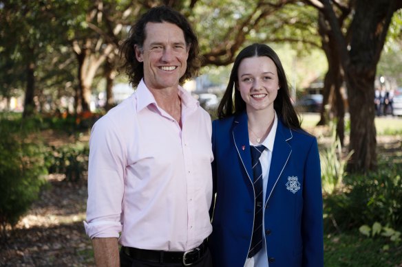 Peter Gurry said while they weighed up private school, they realised the top-performing comprehensive near their home was the best option for his daughter Cameron.