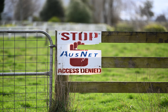 Some farmers fear AusNet’s compensation will not cover future losses of land value and limitations to farming practices.
