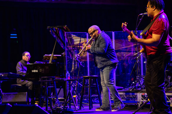 Trumpeter Terence Blanchard’s funky rearrangement of Wayne Shorter’s <i>Footprints</i> was a highlight.