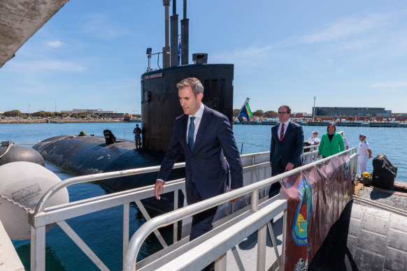 Treasurer Jim Chalmers will need to find up to $31 billion in savings in the medium term to pay for submarines.
