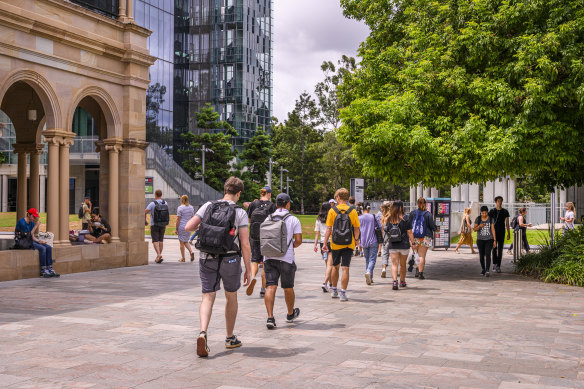 QUT is concerned other universities are poaching their international students.