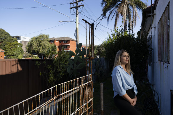 Michelle Lomas bought a home in Sydney with help from the bank of mum and dad.