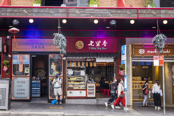 Lunar New Year along Burwood’s popular Chinatown.