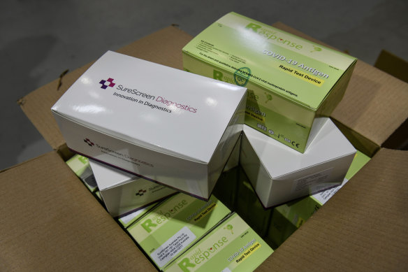 Federal police are investigating reports of rapid antigen test price gouging. 