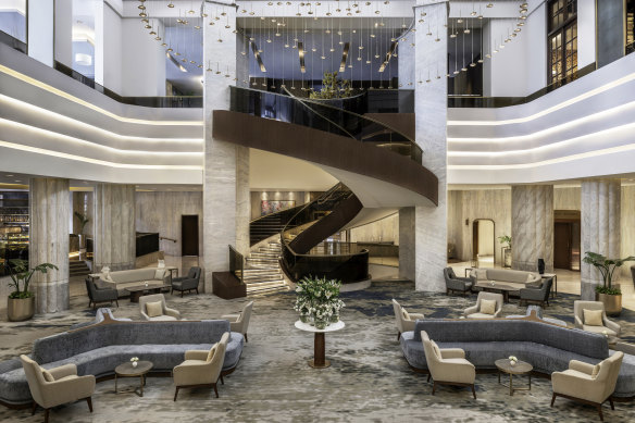 Lobby luxury.