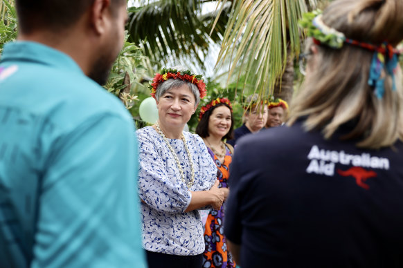 Wong made as many trips to Pacific Islands states in a month as her predecessor, Marise Payne, made in three years.