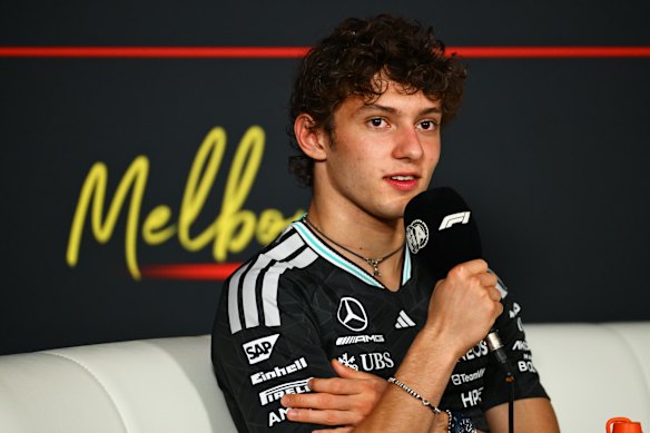 It’s easy to forget Mercedes racer Kimi Antonelli is still only 19 years old.