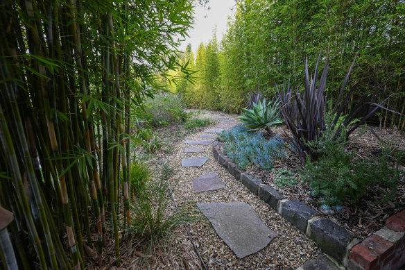 The path that leads to the Wildwood home.