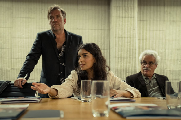 Sharda plays a juror in the Foxtel drama The Twelve.