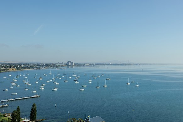 Corio Bay on a calm morning.