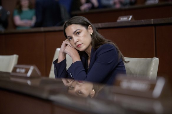 Democrat Alexandria Ocasio-Cortez did not agree with Chuck Schumer’s approach.