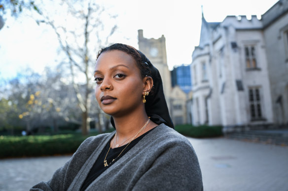 Hiba Adam, University of Melbourne Student Union president.