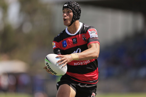 Young gun Joseph Suaalii in action for the Bears.