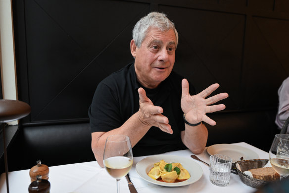 Sir Cameron Mackintosh, musical theatre producer at The Florentino Grill.