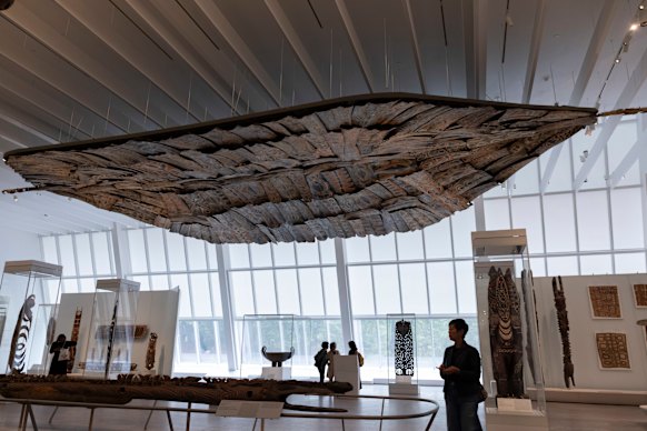 The Kwoma Ceiling takes pride of place in the Michael C. Rockefeller wing of the Metropolitan Museum of Art.