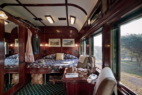 A deluxe double suite.