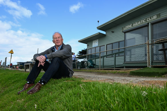 Lorne Aquatic and Angling Club treasurer John Higgins. 