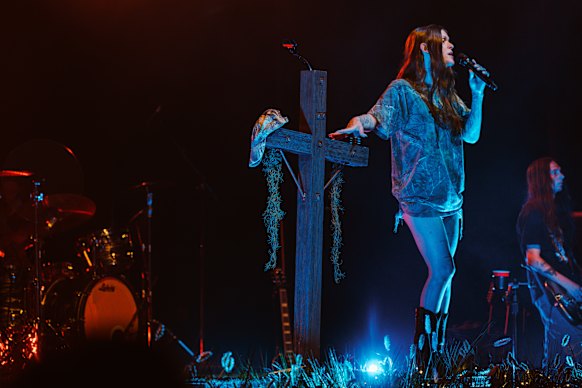 Ethel Cain perform at the Palais Theatre on February 16, 2026