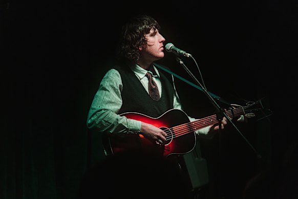 Alexander Biggs performs at Old Bar.