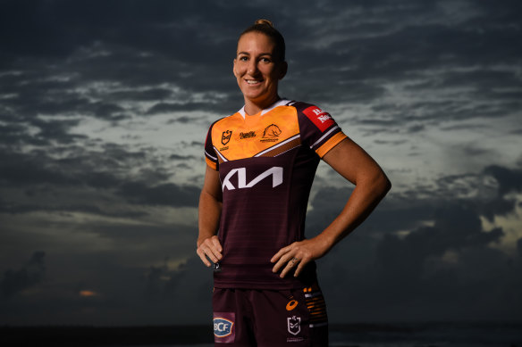 Setting the standard: Broncos captain Ali Brigginshaw.