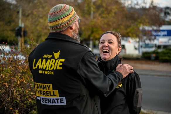 The Jacqui Lambie Network’s Tammy Tyrrell is expected to take Tasmania’s sixth and final Senate seat. 
