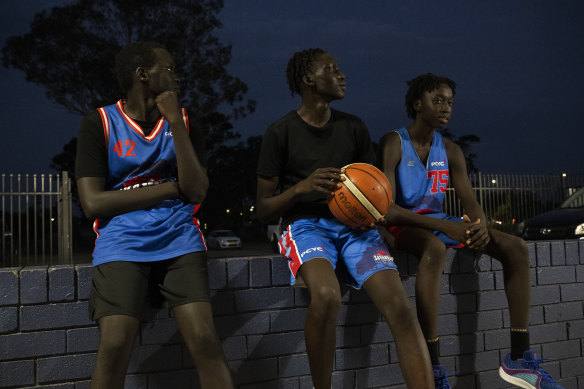 Savannah Pride players take a break from training. The club was created to help people settle in Australia and find like-minded communities.