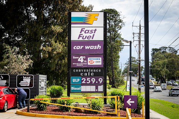 Independent retailer Fast Fuel was out of diesel at its Wantirna service station on Wednesday.