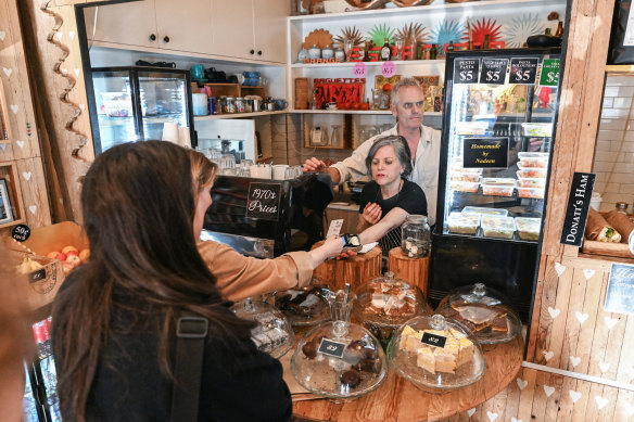 Michael and Nadeen Kelly have deliberately kept prices low for customers at their Carlton cafe.