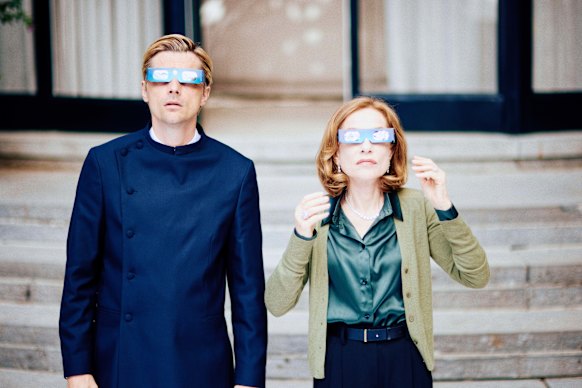 Isabelle Huppert (right) is at her distant best in The Richest Woman in the World. 