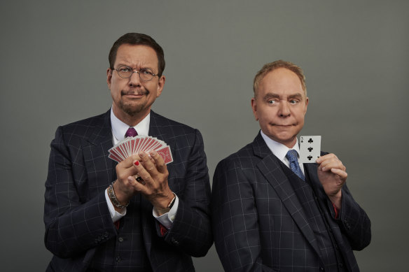 The way Penn and Teller recast old tricks to new ends is often ingenious.