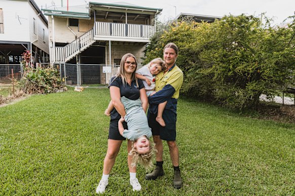 Jaya Roche and Cory Lowe bought their former rental home in Murwillumbah for $200.