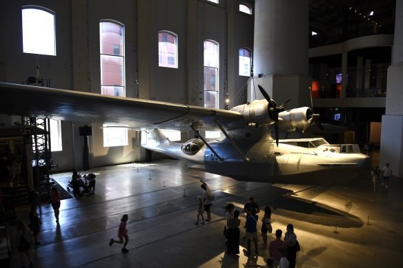 Destined for Albion Park: The Catalina Frigate Bird II was donated to the museum by the swashbuckling Australian aviator Captain P. J. Taylor.