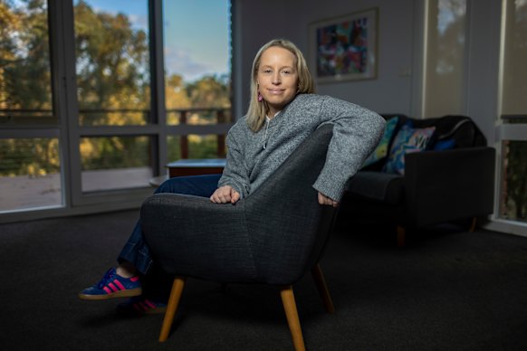 Cathy McLardy says having access to a drug shown to reduce the likelihood of her common type of breast cancer returning helps reduce the feeling “the Grim Reaper has his hand on your shoulder”.