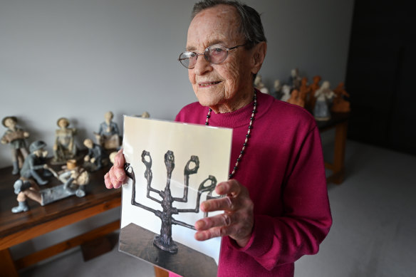 Sarah Saaroni lived through the Holocaust and was captured by the Germans.
