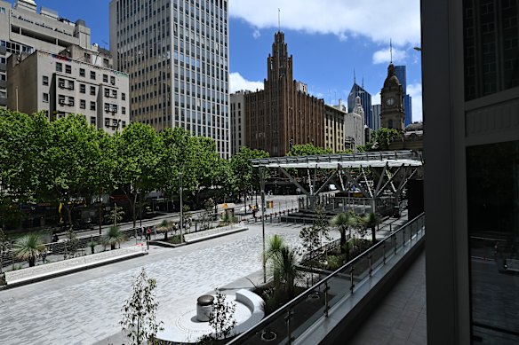 The redeveloped City Square. 