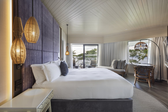 Light and airy … the hotel has just emerged from extensive renovations.
