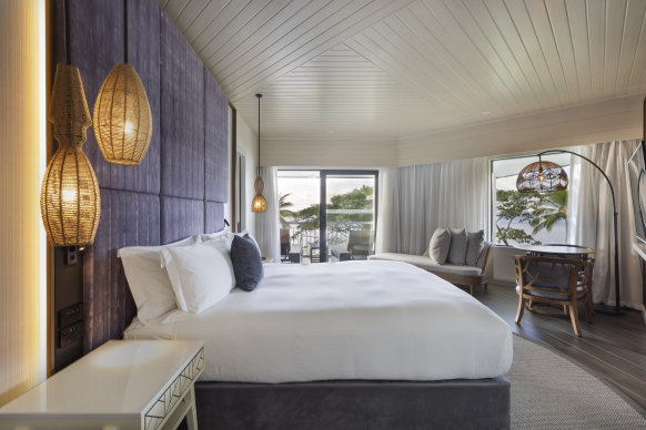 Light and airy … the hotel has just emerged from extensive renovations.