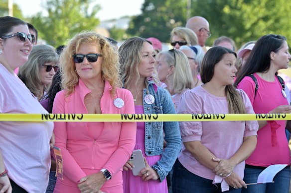 The gatherings were inspired by a call on social media to “stand in peace for Lindsay”.