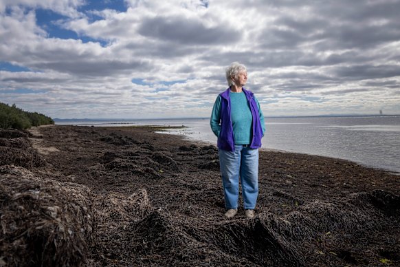 Lesbian Action Group committee member Carole Ann, pictured in August 2023.