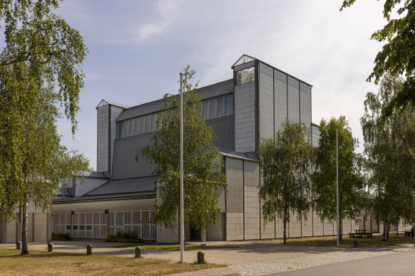 The exterior of the Bagsværd Church.